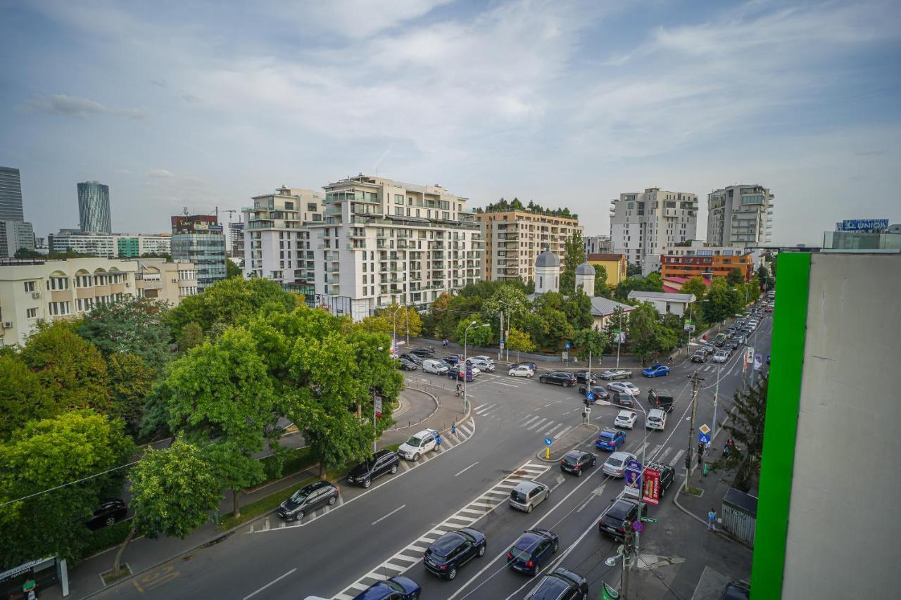 Penthouse With Huge Rooftop & Amazing City View Bucarest Exterior foto
